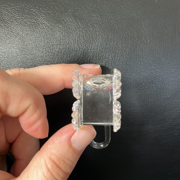 Vintage Iris Arc Crystal Carriage Blue and Pink - Picture 5 of 7